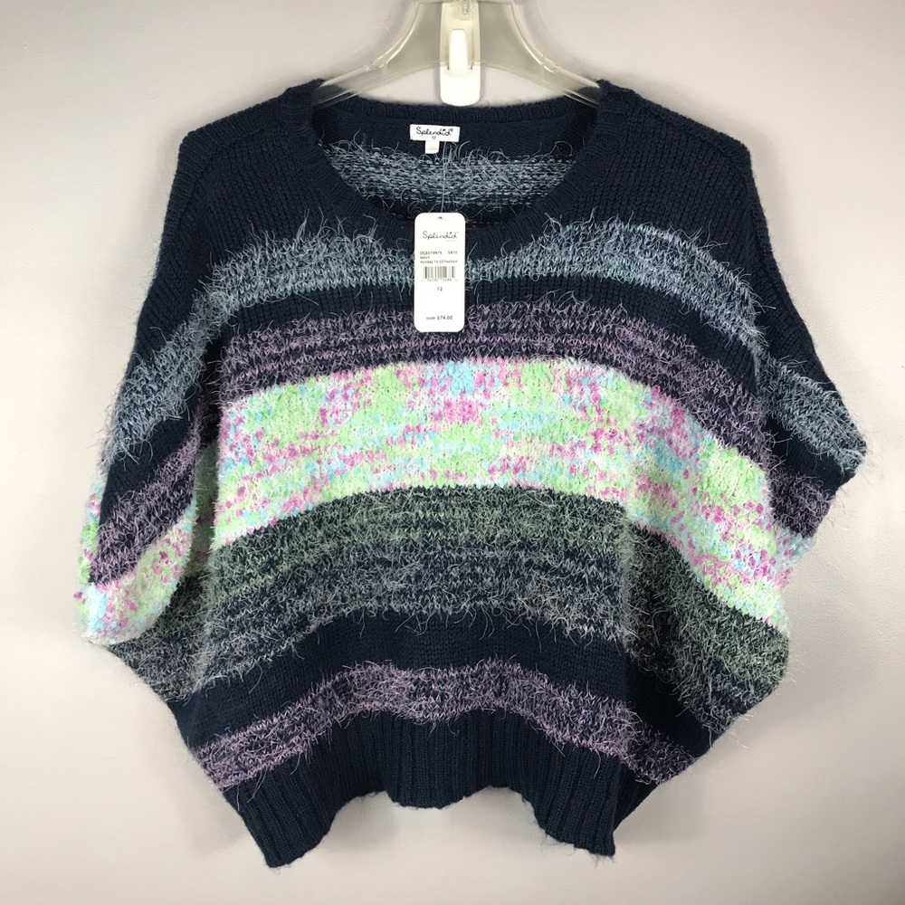 NWT splendid fuzzy sweater size 12